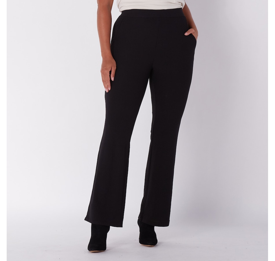 Clothing & Shoes - Bottoms - Pants - WynneLayers Luxe Crepe Flared Leg Pant  - Online Shopping for Canadians