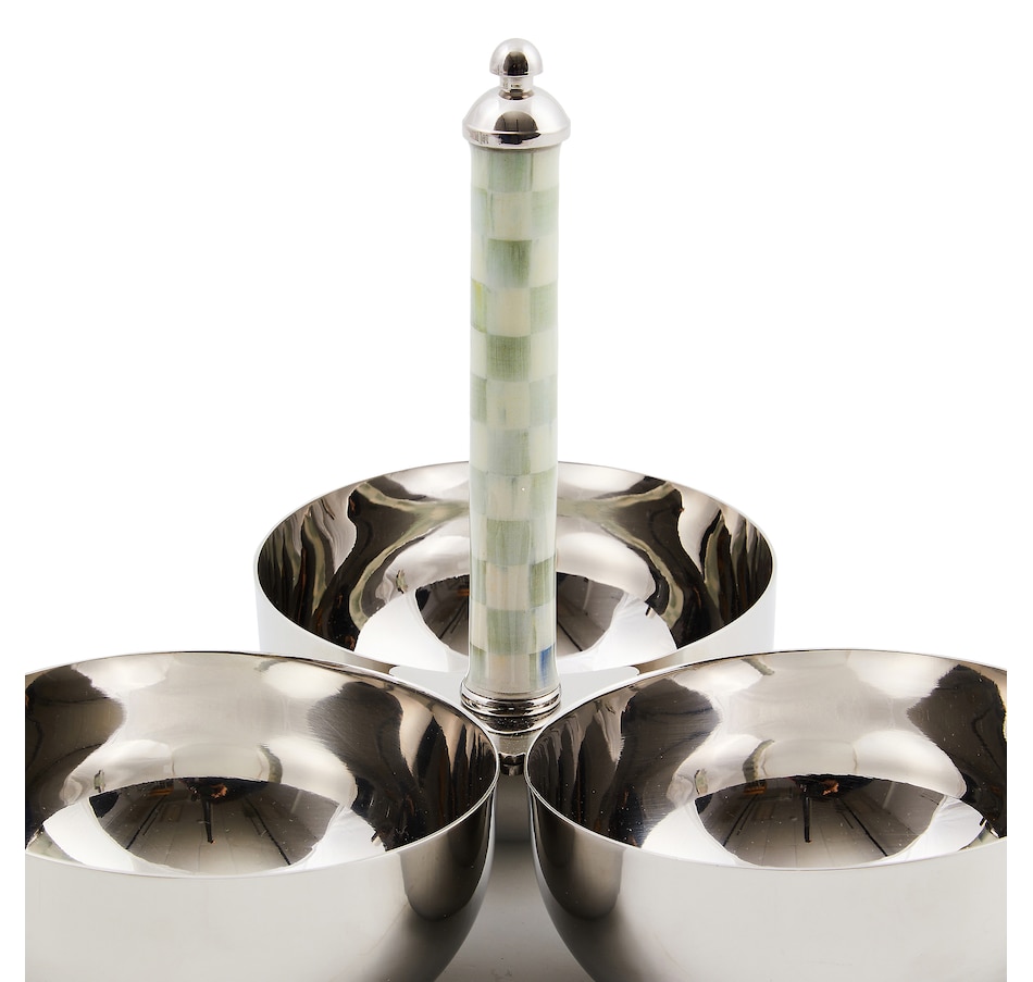 Image 220218.jpg, Product 220-218 / Price $65.33, Mackenzie-Childs Sterling Check Supper Club Trio from MacKenzie Childs on TSC.ca's Kitchen department