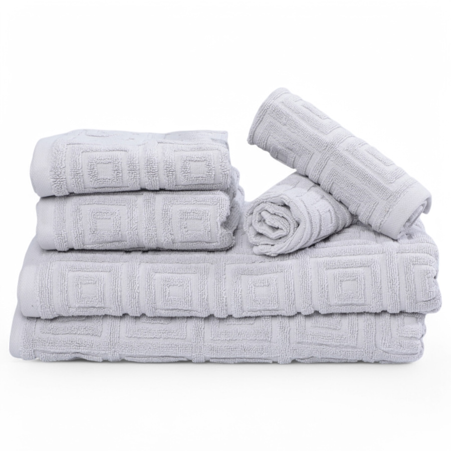 Image 220237_GRY.jpg, Product 220-237 / Price $39.88, Home Suite Roman 6-Piece Cotton Towel Set from Home Suite on TSC.ca's Home & Garden department