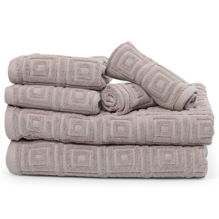 Image 220237_TPE.jpg, Product 220-237 / Price $39.88, Home Suite Roman 6-Piece Cotton Towel Set from Home Suite on TSC.ca's Home & Garden department
