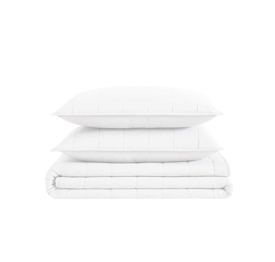 Image 220248_WHT.jpg, Product 220-248 / Price $99.99 - $119.99, London Fog Garment Washed Quilt Set from London Fog on TSC.ca's Home & Garden department