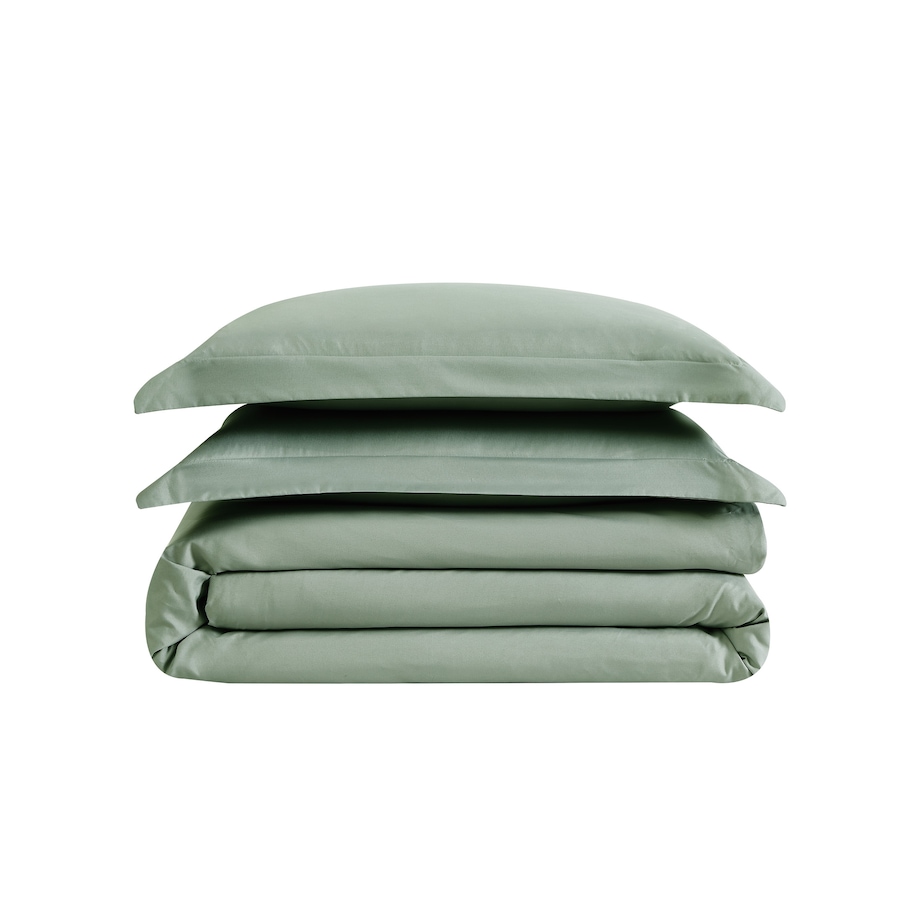 Image 220250_GRN.jpg, Product 220-250 / Price $17.88 - $27.88, London Fog Garment Washed Duvet Cover Set from London Fog on TSC.ca's Home & Garden department
