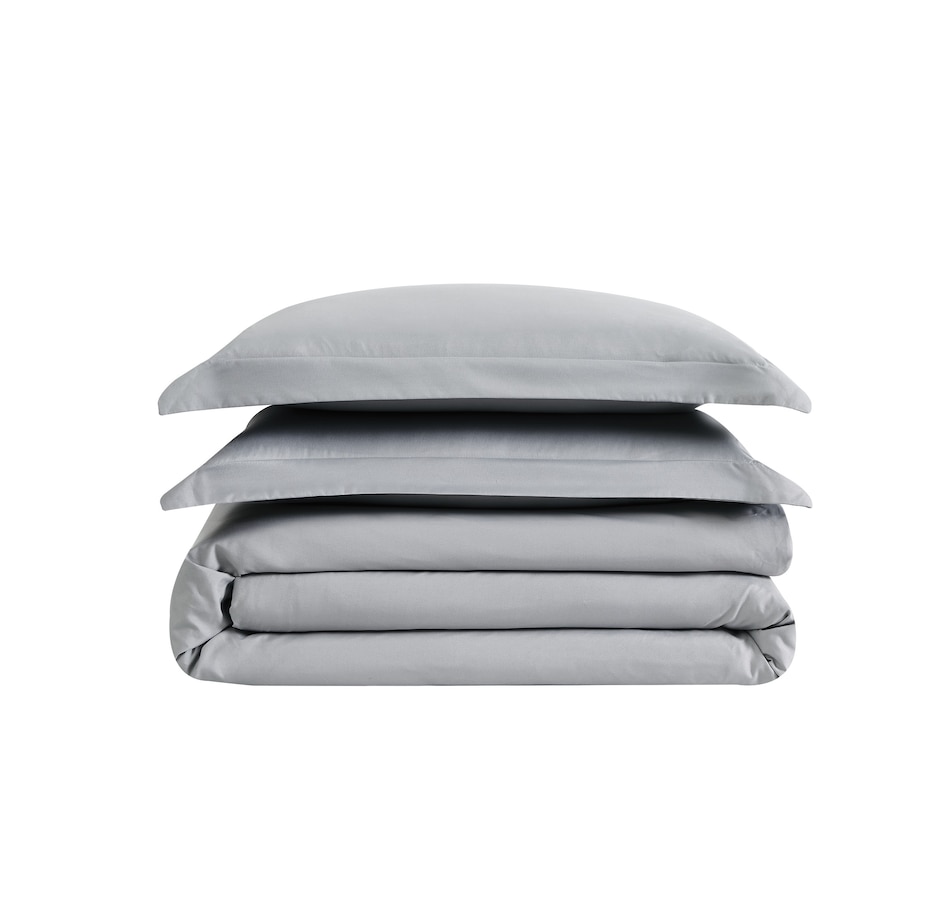 Image 220250_GRY.jpg, Product 220-250 / Price $79.99 - $99.99, London Fog Garment Washed Duvet Cover Set from London Fog on TSC.ca's Home & Garden department