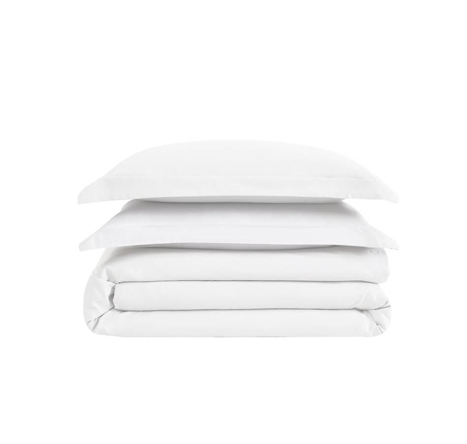 Image 220250_WHT.jpg, Product 220-250 / Price $79.99 - $99.99, London Fog Garment Washed Duvet Cover Set from London Fog on TSC.ca's Home & Garden department