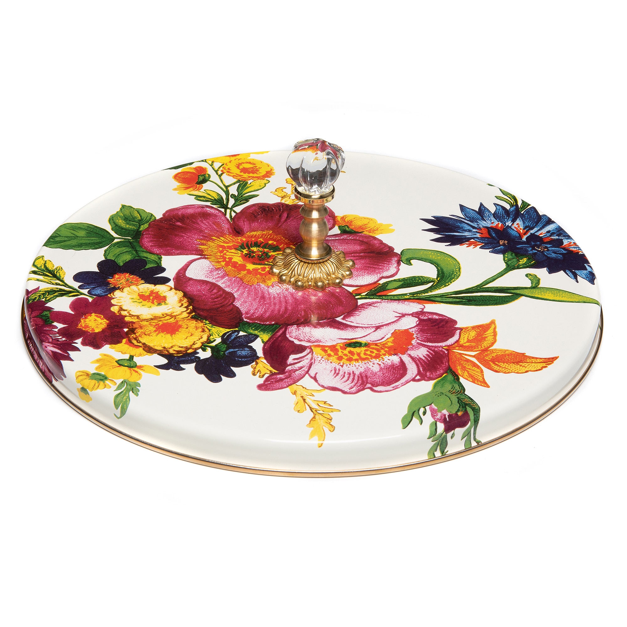マッケンジーチャイルズ　トレイ　オーバル Amazon.com | MACKENZIE-CHILDS Enamel Oval Platter, Serving