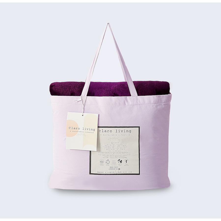 Image 220253_ALTMORE6.jpg, Product 220-253 / Price $59.99, Claro Home Living 4-Piece Sheet Set and Plush Blanket from Claro Living Home on TSC.ca's Home & Garden department
