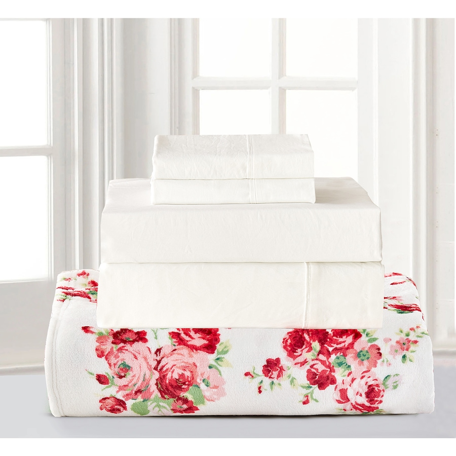 Image 220253_ALTMORE8.jpg, Product 220-253 / Price $59.99, Claro Home Living 4-Piece Sheet Set and Plush Blanket from Claro Living Home on TSC.ca's Home & Garden department