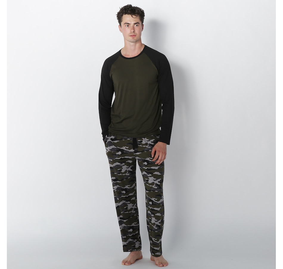 Cuddl Duds Men's Comfortwear Cozy Warmth Pajama Set 