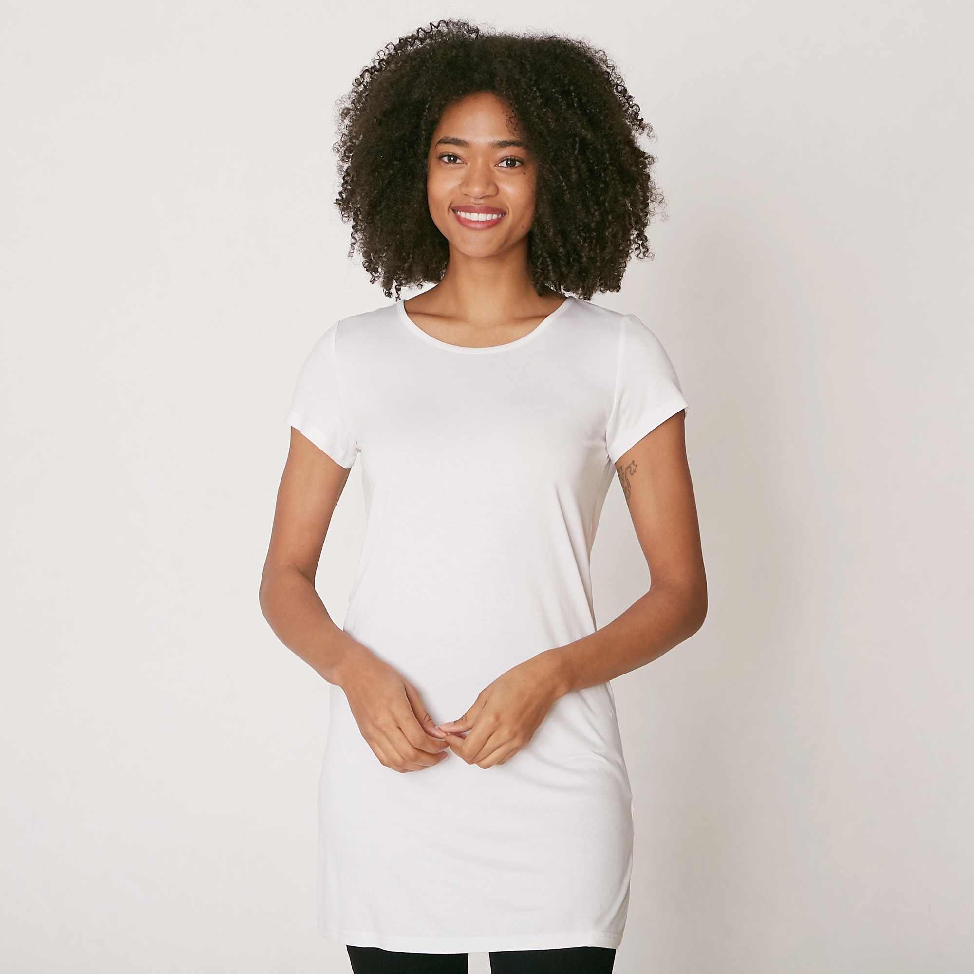 tsc.ca - Red Coral Short Sleeve Tunic