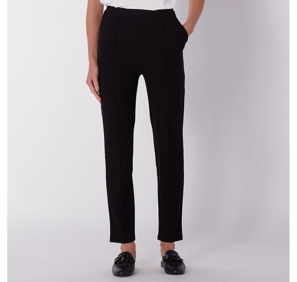Clothing & Shoes - Bottoms - Pants - Wynne Layers Flatter Fit Front Seam  Narrow Ankle Pant - Online Shopping for Canadians
