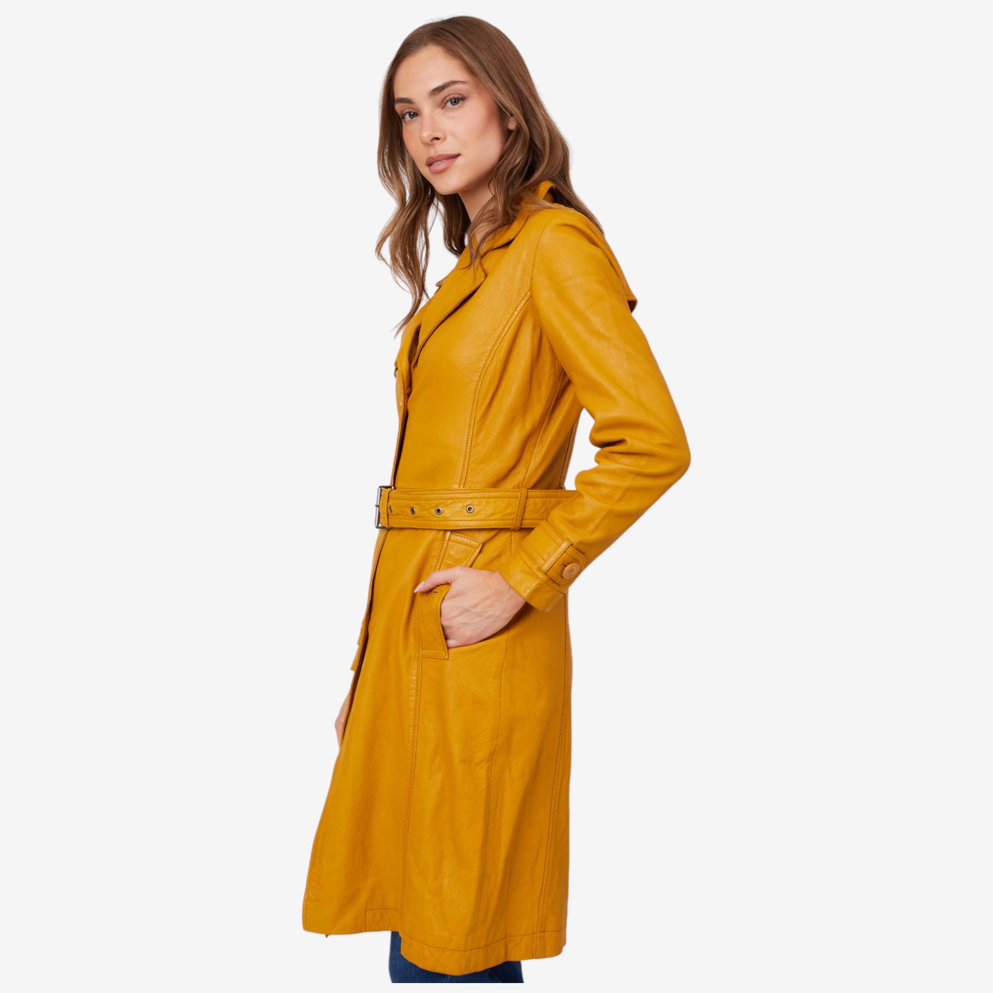 Mauritius Classic Leather Trench Coat - TSC.ca