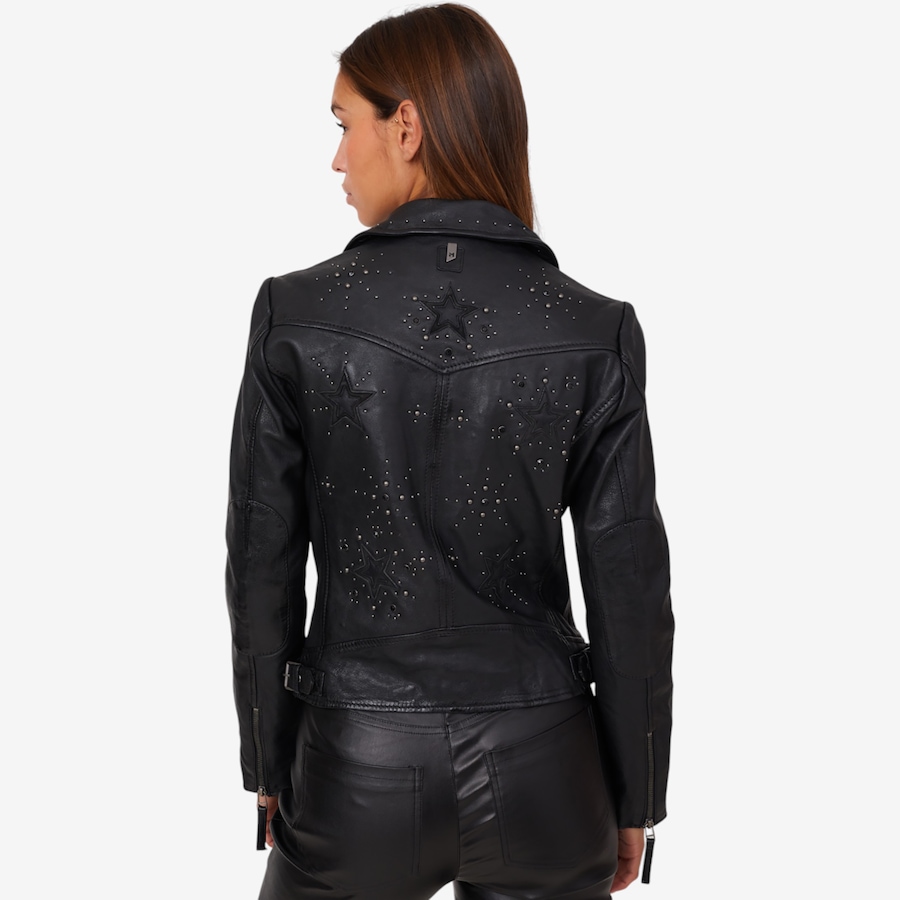 Image 220524_ALTMORE3.jpg, Product 220-524 / Price $389.99, Mauritius Morgan Studded Moto Jacket from Mauritius on TSC.ca's Fashion department