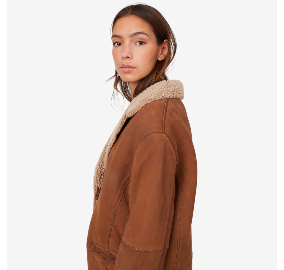 Image 220579_ALTMORE1.jpg, Product 220-579 / Price $395.00, Mauritius Unisex Bonded Teddy Lined Car Coat from Mauritius on TSC.ca's Fashion department