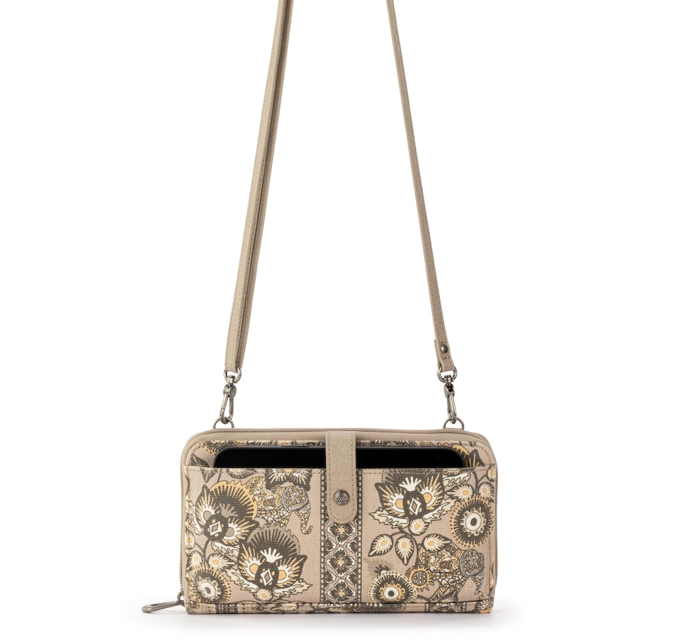 Image 220583_SAN.jpg, Product 220-583 / Price $79.99, The Sak SakRoots Large Canvas Smartphone Crossbody from The SAK Handbags on TSC.ca's Fashion department