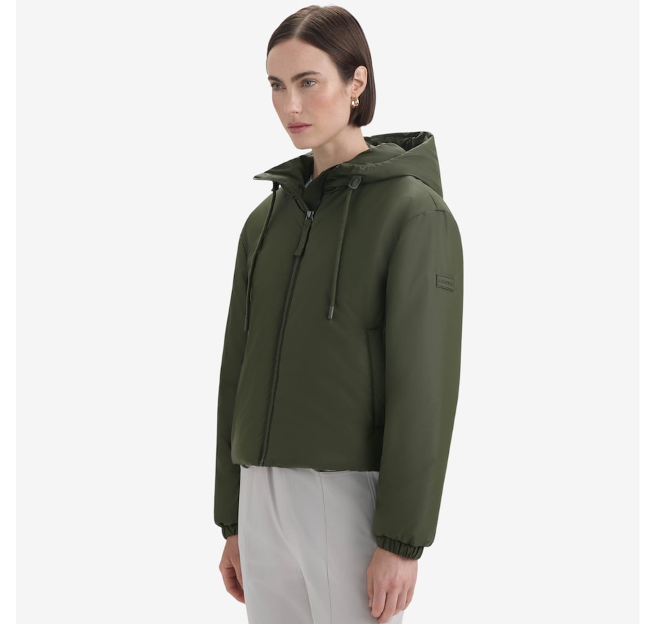 Image 220591_ALTMORE5.jpg, Product 220-591 / Price $249.00, Hunter Leah Polyurethane Coated Crop Jacket from Hunter on TSC.ca's Fashion department