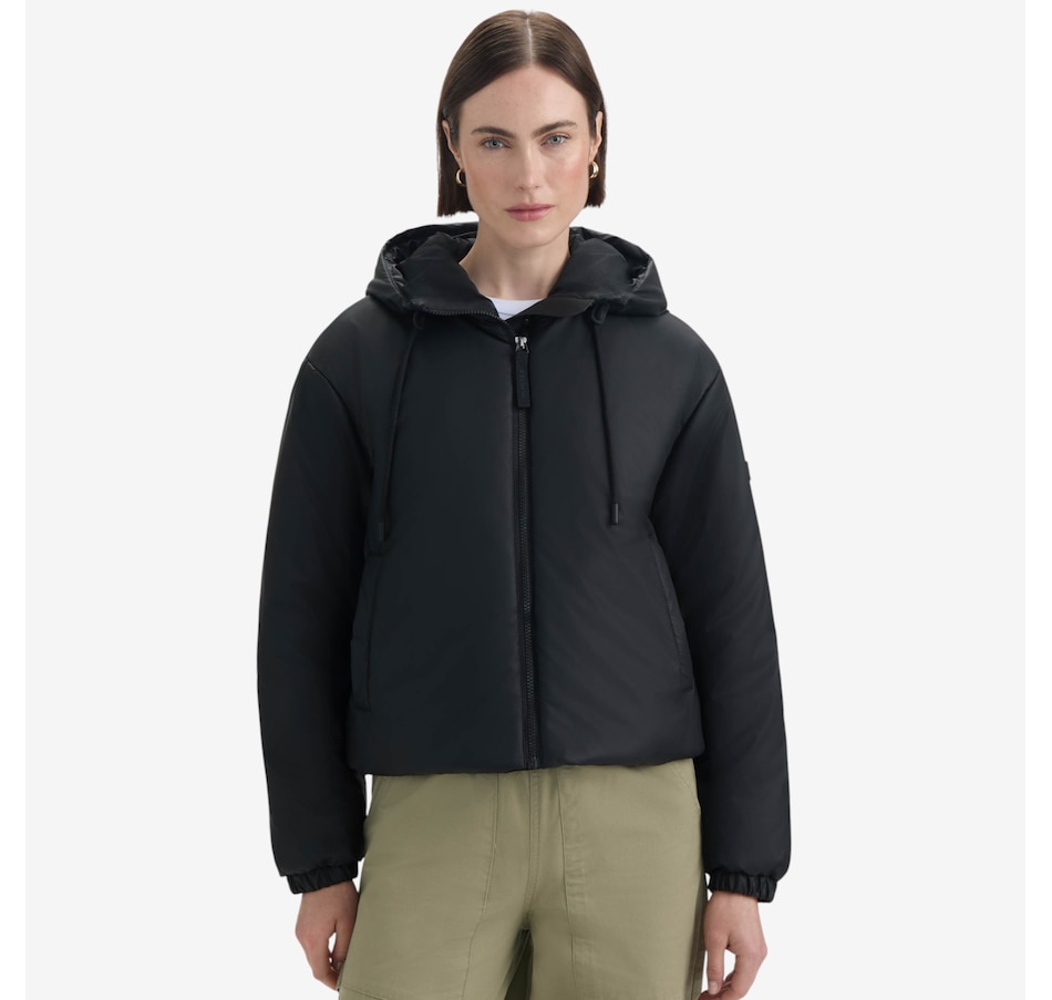 Image 220591_BLK.jpg, Product 220-591 / Price $249.00, Hunter Leah Polyurethane Coated Crop Jacket from Hunter on TSC.ca's Fashion department