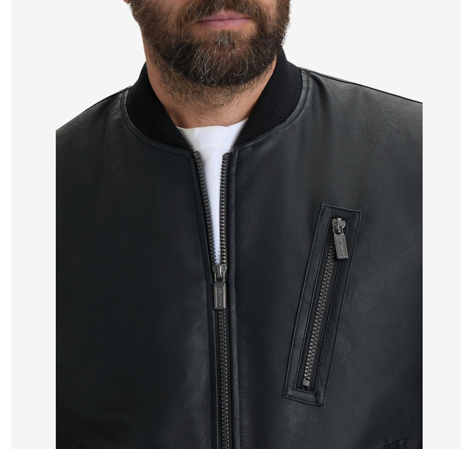 Image 220593_ALTMORE2.jpg, Product 220-593 / Price $94.33, Hunter Dawson Mens Textured Vegan Leather Jacket from Hunter on TSC.ca's Fashion department