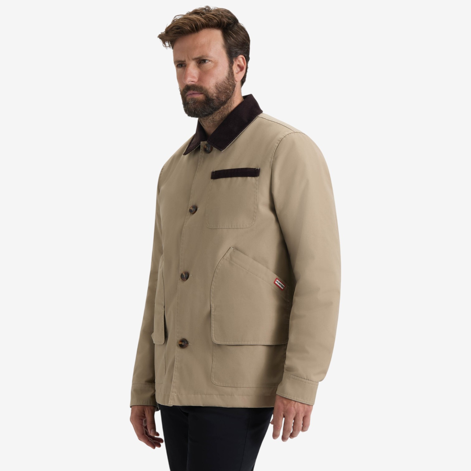 Hunter Samuel Cotton Canvas Men's Jacket With Corduroy - TSC.ca