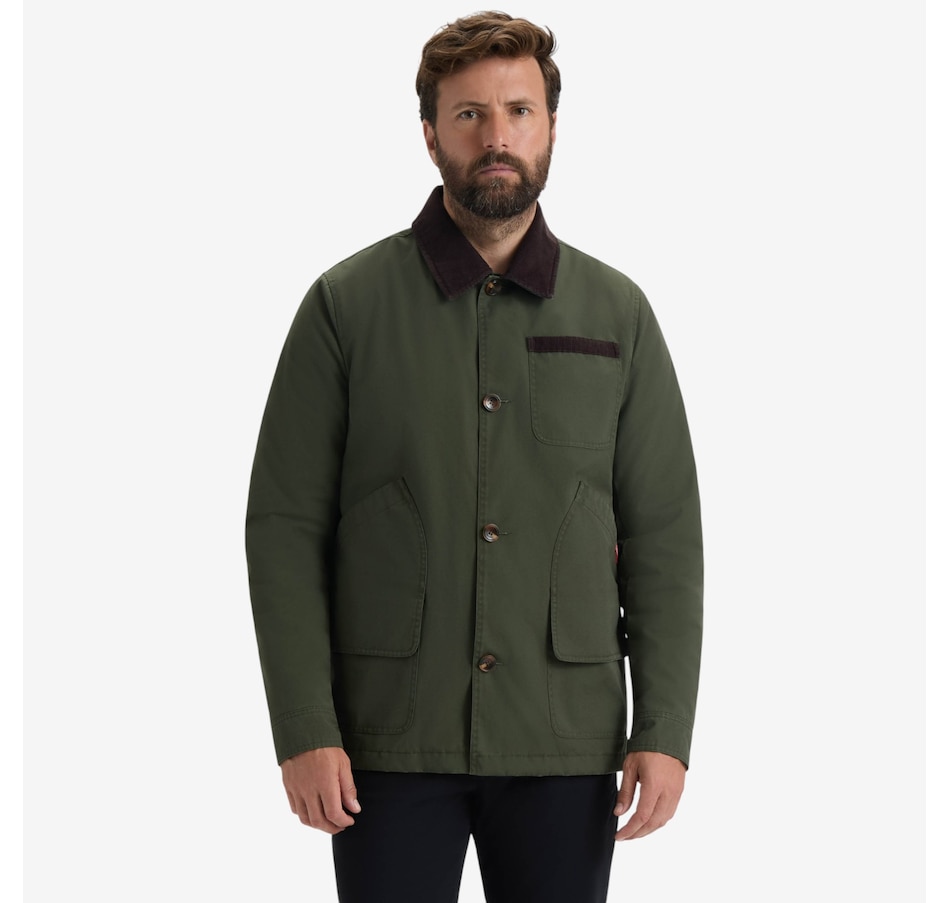 Image 220594_HGR.jpg, Product 220-594 / Price $134.88, Hunter Samuel Cotton Canvas Men's Jacket With Corduroy from Hunter on TSC.ca's Fashion department