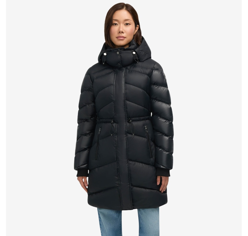Image 220597_BLK.jpg, Product 220-597 / Price $419.88, Pajar Saturn Women's Mid Length Channel Quilted Puffer from Pajar on TSC.ca's Fashion department