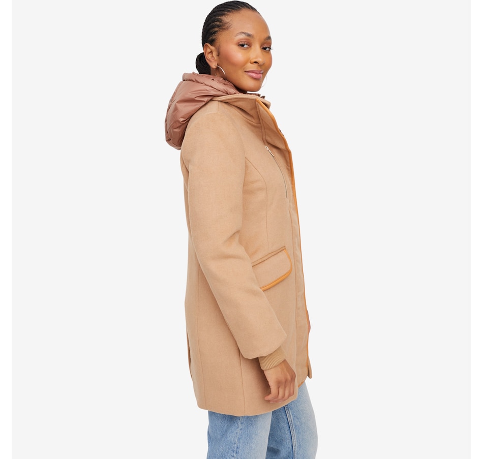 Image 220600_ALTMORE2.jpg, Product 220-600 / Price $449.00, Pajar Celeste Women's Mid Length Wool Coat with Removable Bib from Pajar on TSC.ca's Fashion department