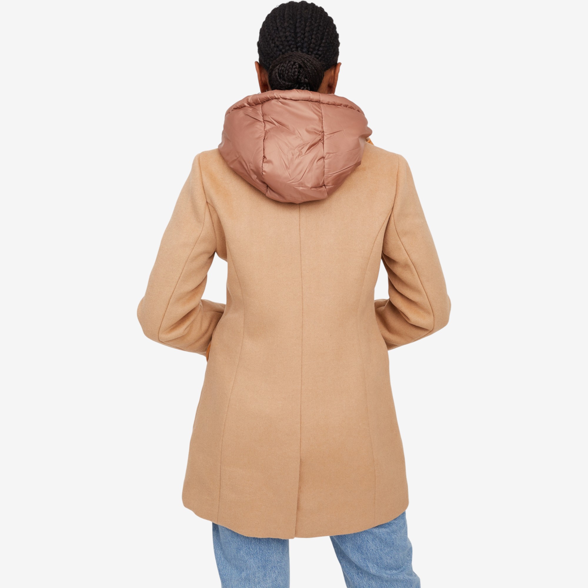 Pajar Celeste Women's Mid Length Wool Coat with Removable Bib - TSC.ca