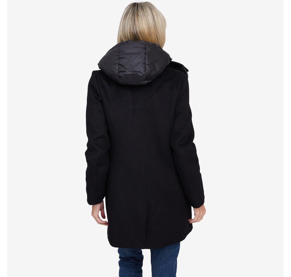 Image 220600_ALTMORE5.jpg, Product 220-600 / Price $449.00, Pajar Celeste Women's Mid Length Wool Coat with Removable Bib from Pajar on TSC.ca's Fashion department