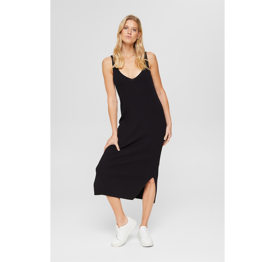 Image 220645_ALTMORE2.jpg, Product 220-645 / Price $39.33, Esprit Linen Rib Long Tank Dress from Esprit on TSC.ca's Fashion department
