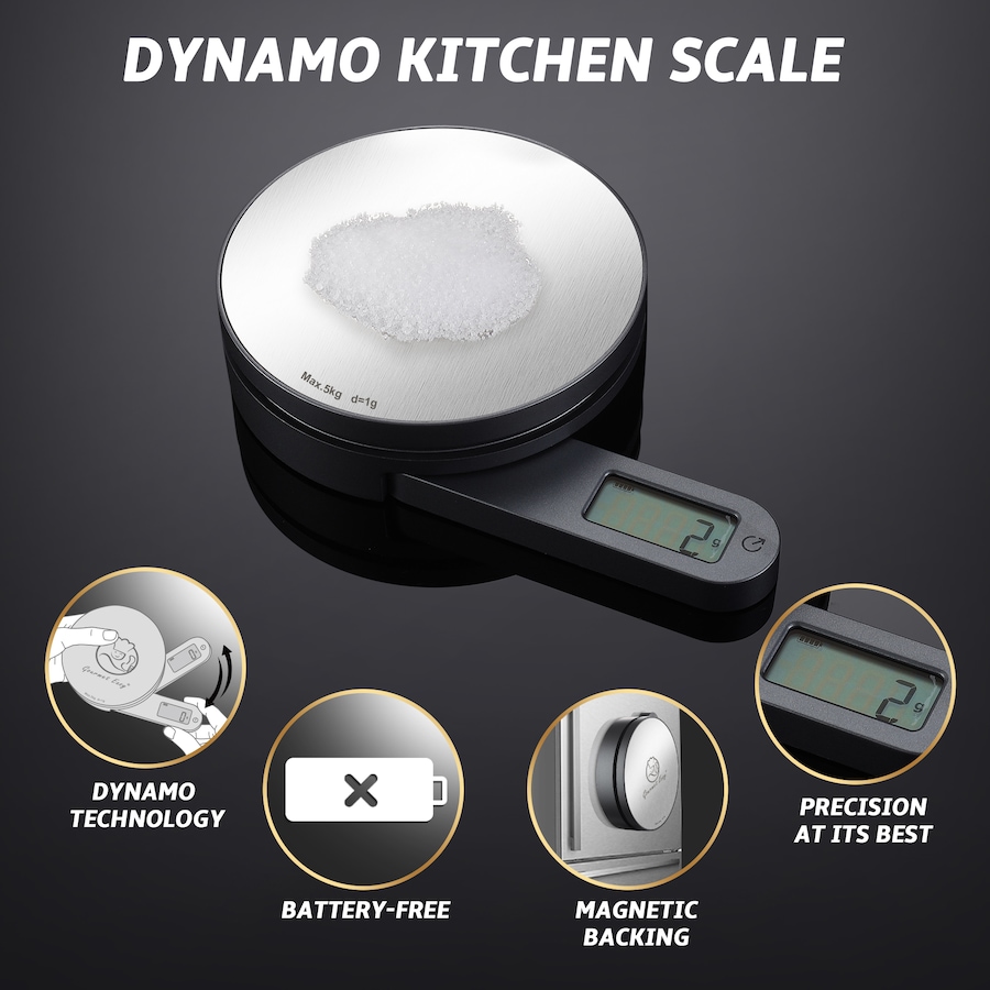 Image 220706_ALTMORE2.jpg, Product 220-706 / Price $19.99, Gourmet Easy Stainless Steel Kitchen Scale from Gourmet Easy on TSC.ca's Kitchen department