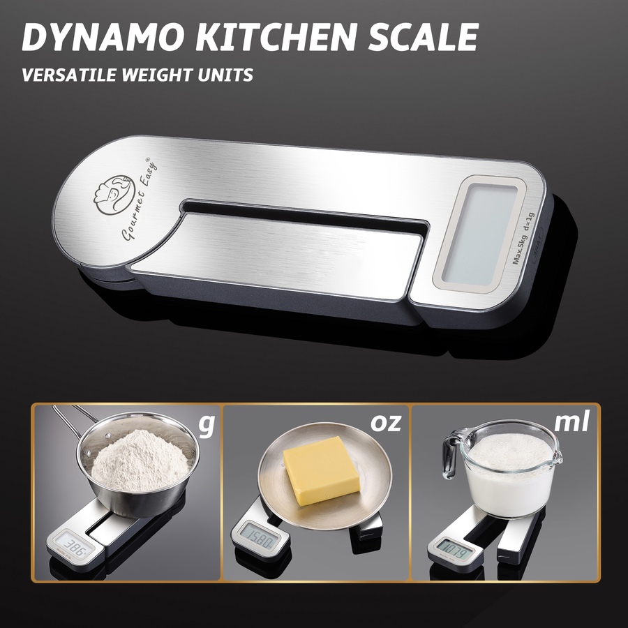 Image 220706_ALTMORE4.jpg, Product 220-706 / Price $19.99, Gourmet Easy Stainless Steel Kitchen Scale from Gourmet Easy on TSC.ca's Kitchen department