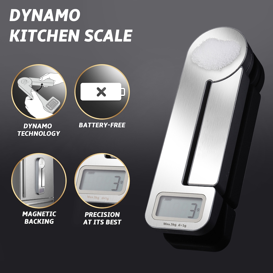 Image 220706_ALTMORE6.jpg, Product 220-706 / Price $19.99, Gourmet Easy Stainless Steel Kitchen Scale from Gourmet Easy on TSC.ca's Kitchen department