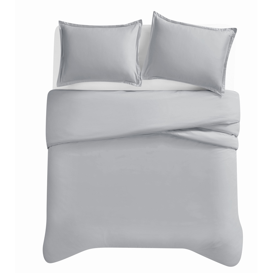 Image 220713_GRY.jpg, Product 220-713 / Price $69.88 - $89.88, Badgley Mischka Cotton  Sateen Duvet Cover Set from Badgley Mischka on TSC.ca's Home & Garden department