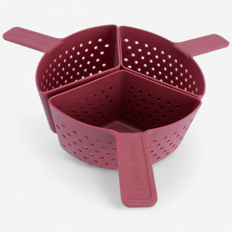 Image 220722_RED.jpg, Product 220-722 / Price $29.99, Curtis Stone Set of 3 Cooking Baskets from Curtis Stone on TSC.ca's Kitchen department