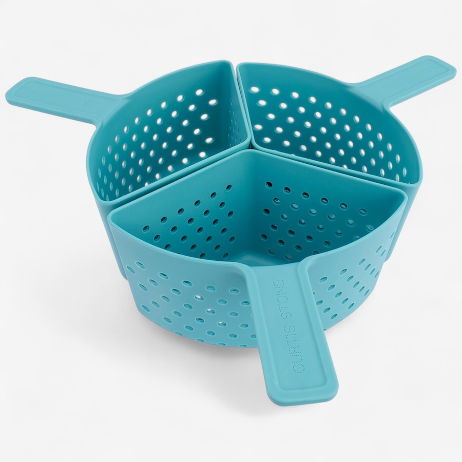 Image 220722_TRQ.jpg, Product 220-722 / Price $29.99, Curtis Stone Set of 3 Cooking Baskets from Curtis Stone on TSC.ca's Kitchen department
