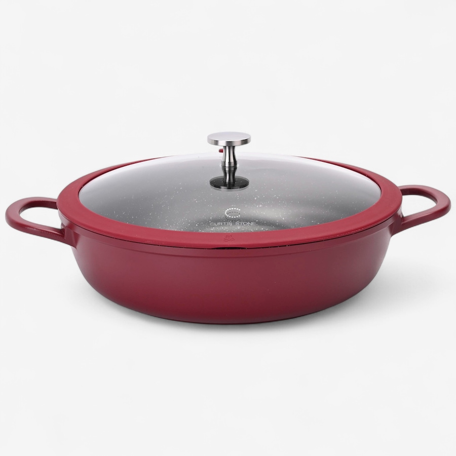 Image 220727_RED.jpg, Product 220-727 / Price $59.99, Curtis Stone 4-Quart Multi Pan from Curtis Stone on TSC.ca's Kitchen department