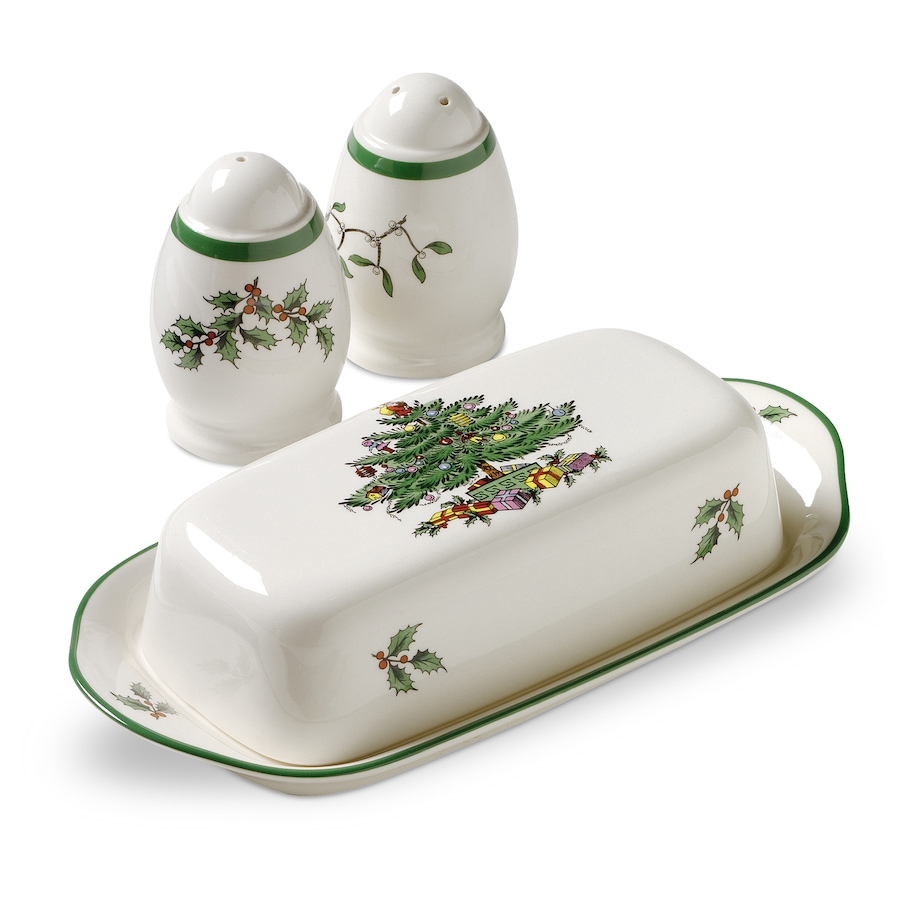 Image 220729.jpg, Product 220-729 / Price $47.00, Portmeirion Spode Christmas Tree 3-Piece Hostess Set from Portmeirion - Spode on TSC.ca's Kitchen department