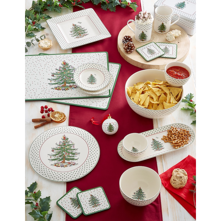 Image 220735_ALTMORE6.jpg, Product 220-735 / Price $80.00, Portmeirion Spode Christmas Tree 2-Piece Tiered Chip and Dip Set from Portmeirion - Spode on TSC.ca's Kitchen department