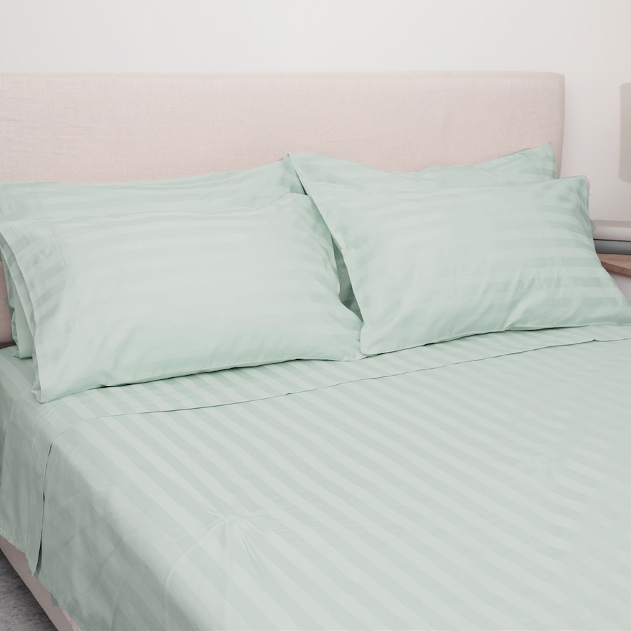 Image 220749_BASI.jpg, Product 220-749 / Price $159.99 - $259.99, Home Suite Egyptian Cotton Dobby Stripe 6-Piece Sheet Set from Home Suite on TSC.ca's Home & Garden department