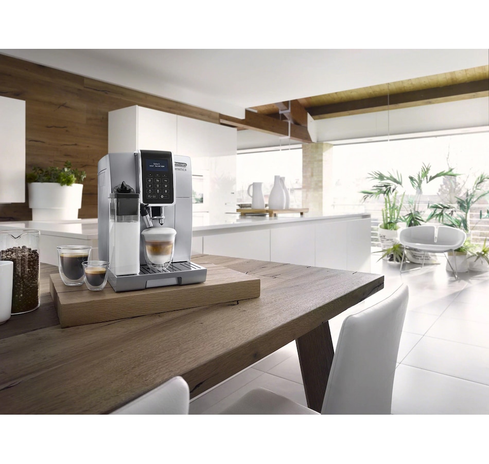 Image 220759_ALTMORE4.jpg, Product 220-759 / Price $1,499.99, De'Longhi Dinamica with LatteCrema Fully Automatic Espresso Machine from DeLonghi on TSC.ca's Kitchen department