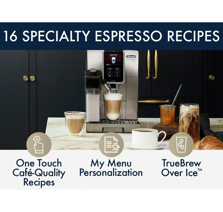 Image 220760_ALTMORE5.jpg, Product 220-760 / Price $1,999.99, De'Longhi Dinamica Plus Fully Automatic Espresso Machine from DeLonghi on TSC.ca's Kitchen department