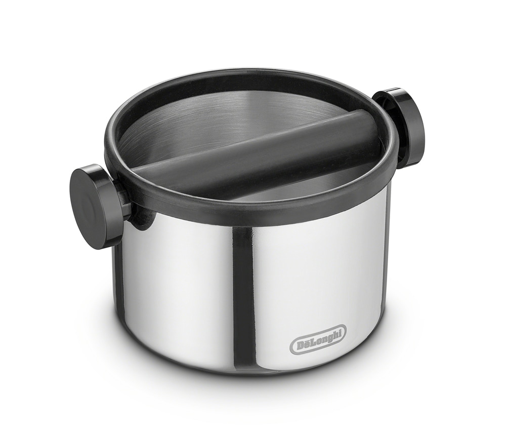 De Longhi Stainless Steel Knock Box large