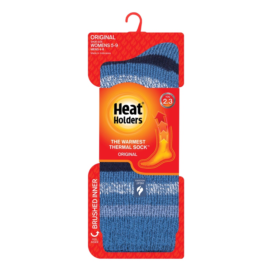 Image 220789_ALTMORE2.jpg, Product 220-789 / Price $19.99, Heat Holders Thermal Ladies Socks Stripe Denim from Heat Holders on TSC.ca's Fashion department