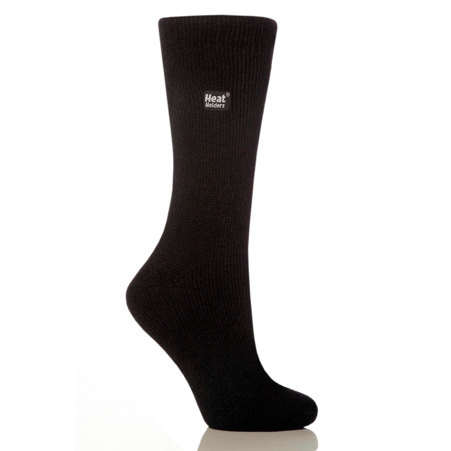 Image 220789_BLK.jpg, Product 220-789 / Price $19.99, Heat Holders Thermal Ladies Socks Stripe Denim from Heat Holders on TSC.ca's Fashion department