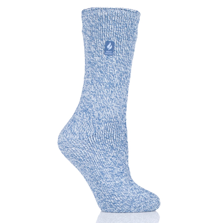 Image 220789_DNM.jpg, Product 220-789 / Price $19.99, Heat Holders Thermal Ladies Socks Stripe Denim from Heat Holders on TSC.ca's Fashion department