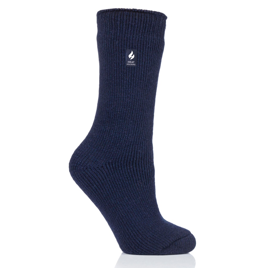 Image 220789_NVY.jpg, Product 220-789 / Price $19.99, Heat Holders Thermal Ladies Socks Stripe Denim from Heat Holders on TSC.ca's Fashion department
