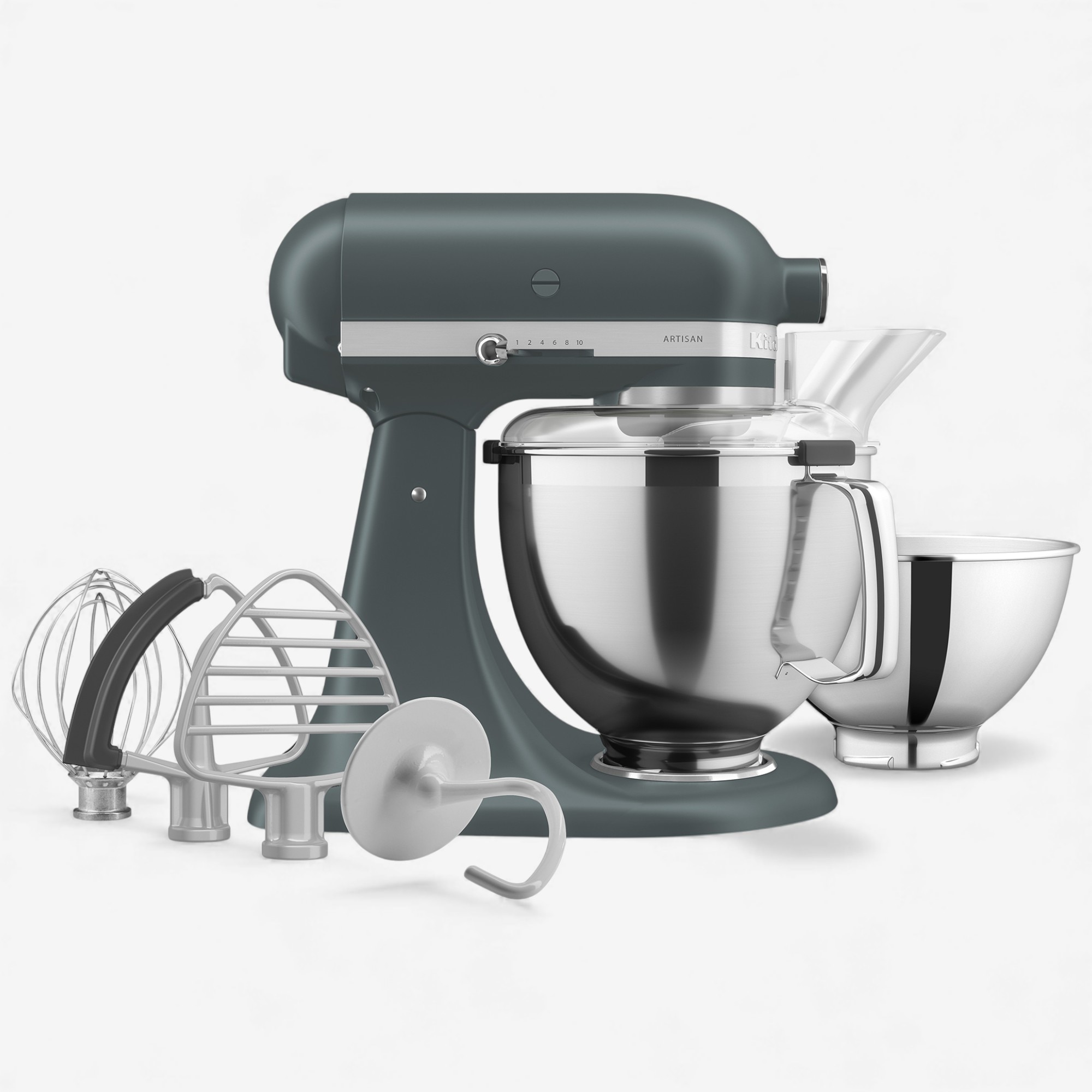 momo 様KitchenAid スタンドミキサー グレー Amazon | KitchenAid KSM8990CU 8-Quart Commercial Countertop Mixer