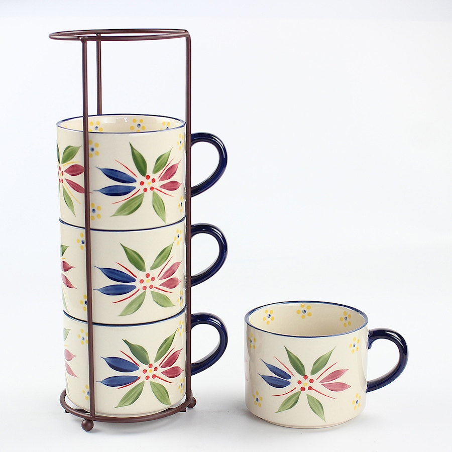 Image 220838_OWCNF.jpg, Product 220-838 / Price $33.88, temp-tations Stackable Mugs (Set of 4) from temp-tations on TSC.ca's Kitchen department