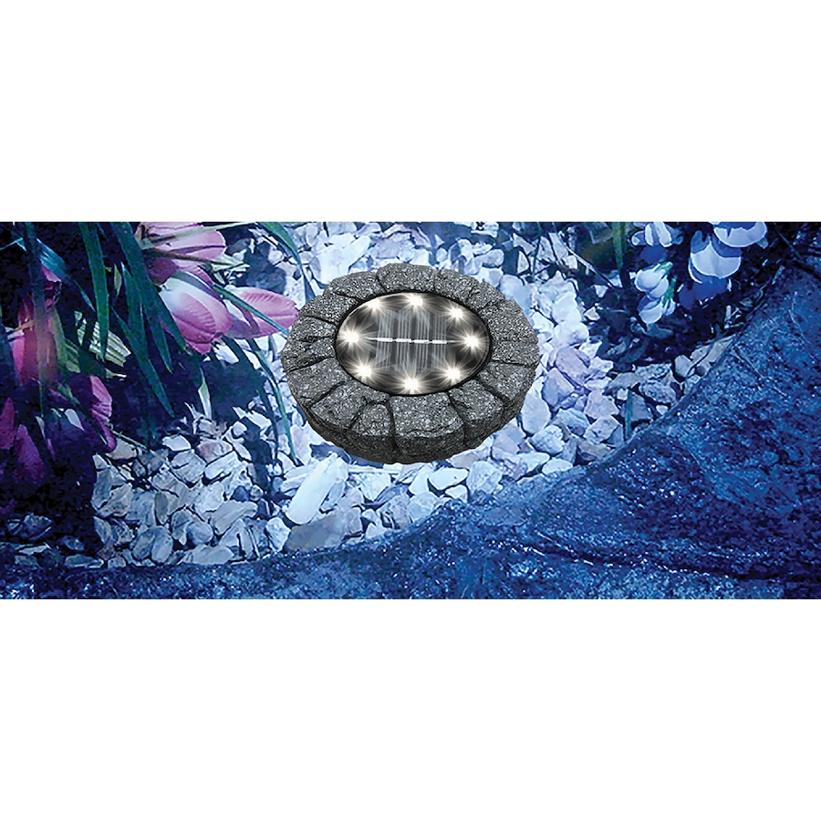 Image 221028_ALTMORE1.jpg, Product 221-028 / Price $9.33, Bell + Howell Stone Disk Lights With Stakes (4-Pack) from Bell + Howell on TSC.ca's Home & Garden department