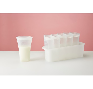 Zip Top Breast Milk Storage Set & Freeze Tray