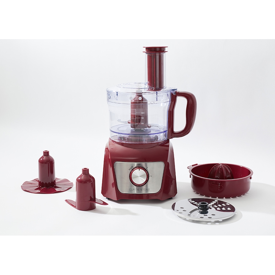 Image 221051_RED.jpg, Product 221-051 / Price $19.33, Curtis Stone 8-Cup Food Processor from Curtis Stone on TSC.ca's Kitchen department